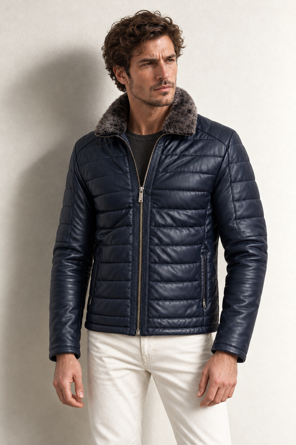Pierre Cardin Erkek Deri Mont