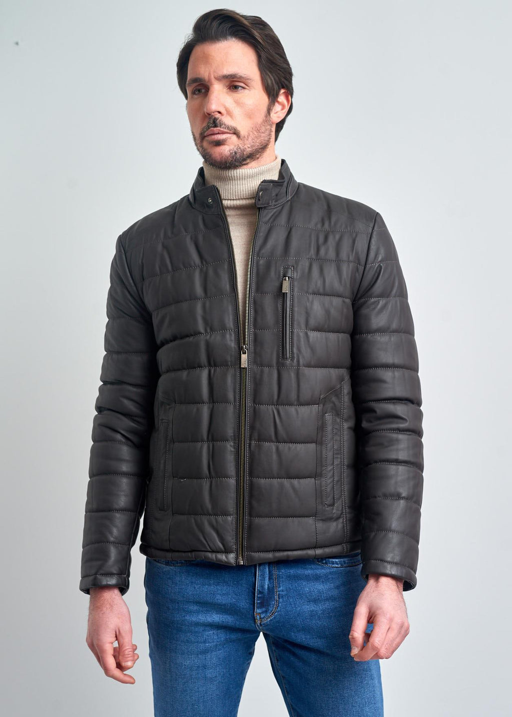 Pierre Cardin Marion Hakim Yaka Gerçek Deri Mont