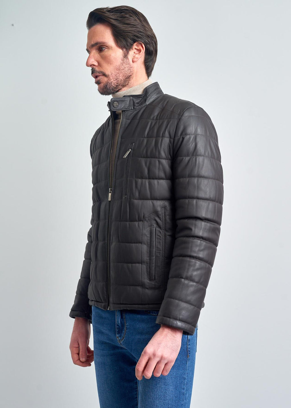Pierre Cardin Marion Hakim Yaka Gerçek Deri Mont