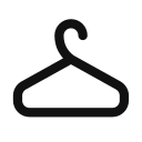 Marjinal Leather hanger çizgi ikonu