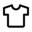 Marjinal Leather shirt çizgi ikonu