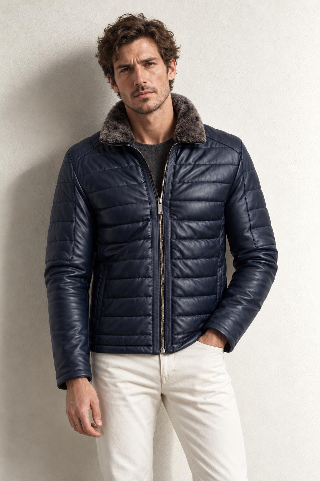 Pierre Cardin Erkek Deri Mont